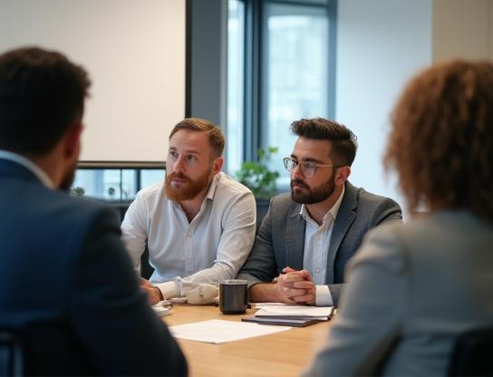 Netherlands Consulting Group team in a meeting