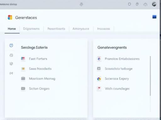 Google Workspace cloud storage interface