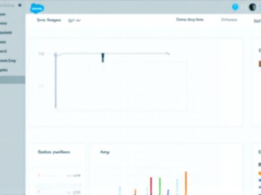 Salesforce Sales Cloud CRM dashboard
