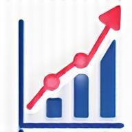 Results-driven chart icon